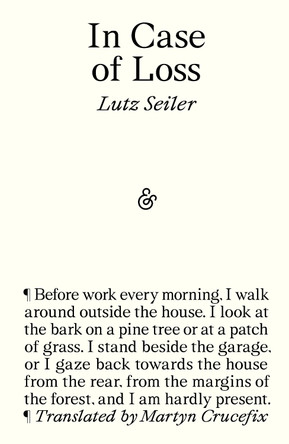 In Case of Loss by Lutz Seiler 9781913505783
