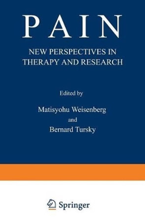 Pain: New Perspectives in Therapy and Research by M. Weisenberg 9781468423068