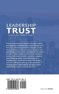 Leadership Trust: Build It, Keep It by Christopher Evans 9781604919813
