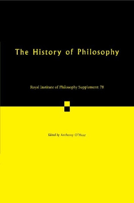 History of Philosophy: Twentieth-Century Perspectives by Anthony O'Hear 9781316626269