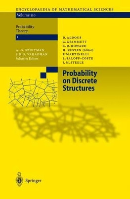 Probability on Discrete Structures by Harry Kesten 9783642056475