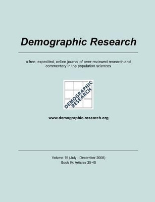 Demographic Research Volume 19 Book 4 by Joshua R Goldstein 9783839102909