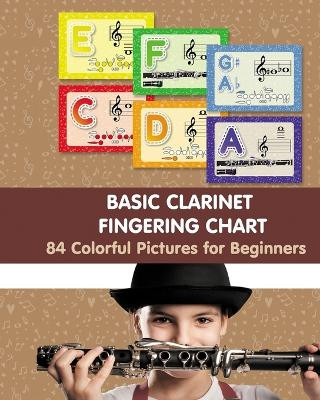 Basic Clarinet Fingering Chart: 84 Colorful Pictures for Beginners by Helen Winter 9798880637362