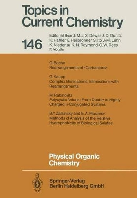 Physical Organic Chemistry by G. Boche 9783662151389