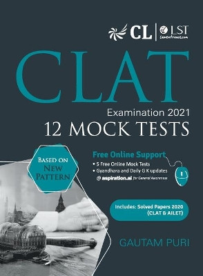 Clat 2021: 12 Mock Tests by Gkp 9789390187799