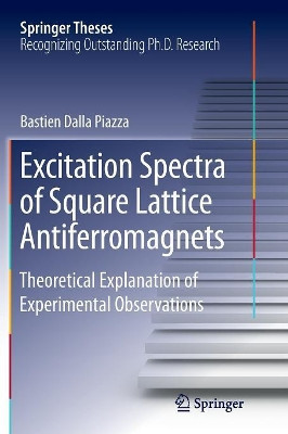 Excitation Spectra of Square Lattice Antiferromagnets: Theoretical Explanation of Experimental Observations by Bastien Dalla Piazza 9783319799513