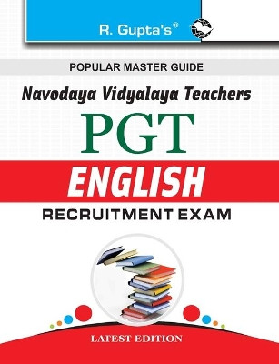 Navodaya Vidyalaya: PGT (English) Recruitment Exam Guide by Rph Editorial Board 9789350124635