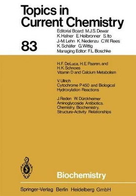 Biochemistry by Hector F. DeLuca 9783662154328