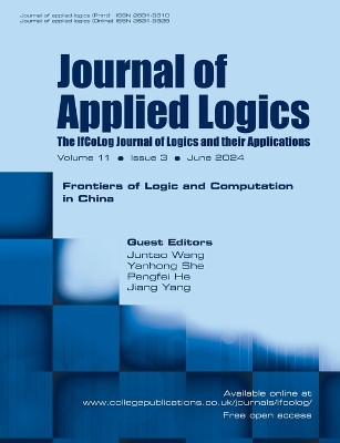 Journal of Applied Logics, Volume 11, number 3. Special issue: Frontiers of Logic and Computation in China by Juntao Wang 9781848904576