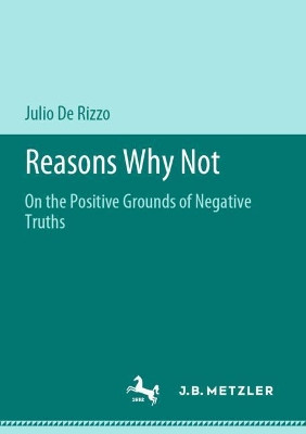Reasons Why Not: On the Positive Grounds of Negative Truths by Julio De Rizzo 9783476051493