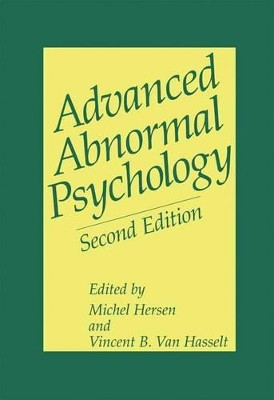 Advanced Abnormal Psychology by Michel Hersen 9781461346319