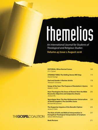 Themelios, Volume 43, Issue 2 by D A Carson 9781532666056
