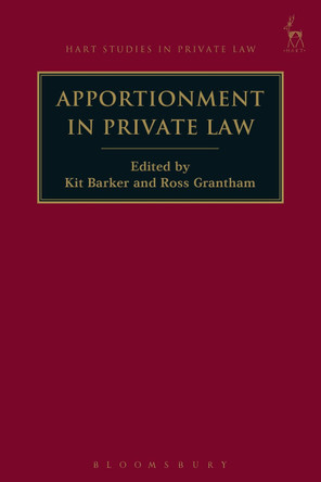 Apportionment in Private Law by Kit Barker 9781509944941