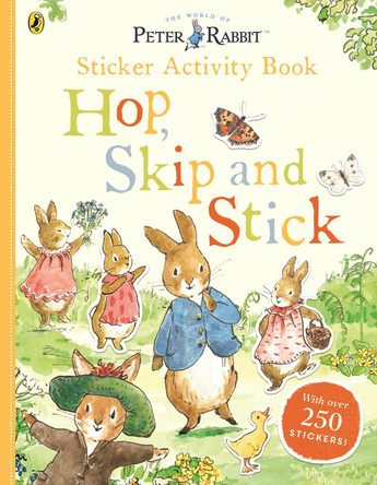 Peter Rabbit Hop, Skip, Stick Sticker Activity by Beatrix Potter