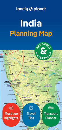 Lonely Planet India Planning Map by Lonely Planet 9781787015791