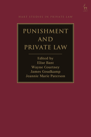 Punishment and Private Law by Professor Elise Bant 9781509949465
