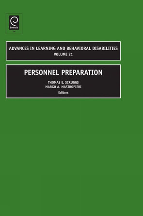 Personnel Preparation by Thomas E. Scruggs 9781597492744