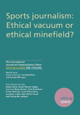 Ethical Space Vol.15 Issue 1/2 by Tom Bradshaw 9781845497231