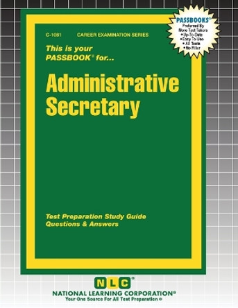 Administrative Secretary by Passbooks 9781799310815