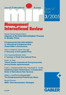 Aspects of the Internationalization Process in Smaller Firms by Hamid Etemad 9783834900609