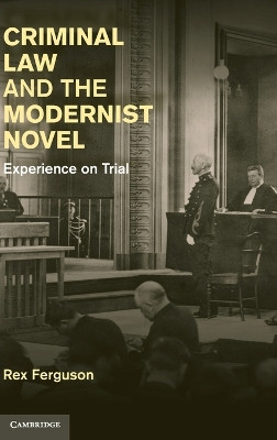 Criminal Law and the Modernist Novel: Experience on Trial by Rex Ferguson 9781107012974