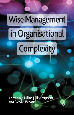 Wise Management in Organisational Complexity by M. Thompson 9781349433896