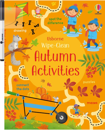 Wipe-Clean Autumn Activities Kirsteen Robson 9781835408780