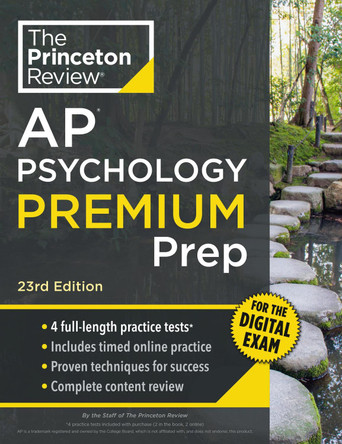 Princeton Review AP Psychology Premium Prep, 23rd Edition: 4 Practice Tests + Digital Practice Online + Content Review The Princeton Review 9780593518533