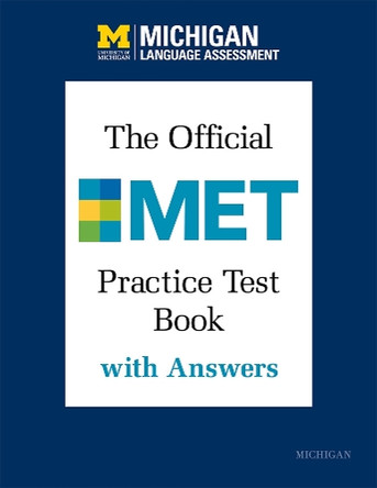 The Official MET Practice Test Book with Answers by Rita C Simpson-Vlach 9780472037629