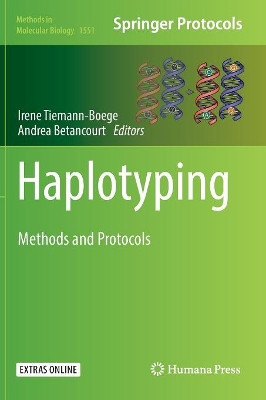 Haplotyping: Methods and Protocols by Irene Tiemann-Boege 9781493982912