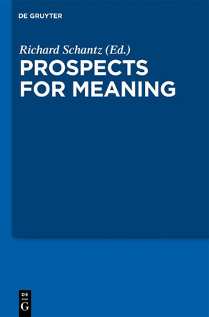 Prospects for Meaning by Richard Schantz 9783110196238