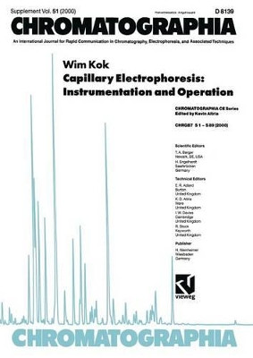 Capillary Electrophoresis: Instrumentation and Operation by Wim Kok 9783322831354