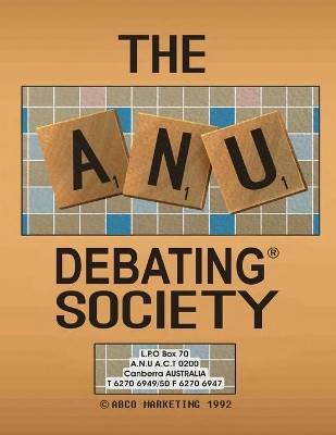 The ANU Debating Society by Alexander Bailiff 9781954223134