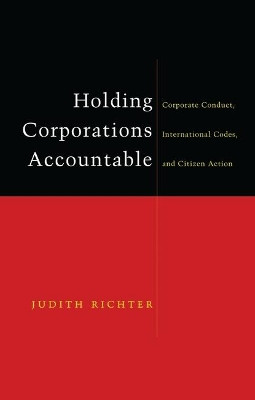Holding Corporations Accountable: Corporate Conduct, International Codes and Citizen Action by Judith Richter 9781856499842
