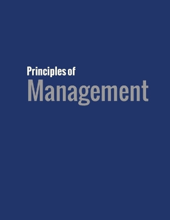 Principles of Management by David S Bright 9781680922882