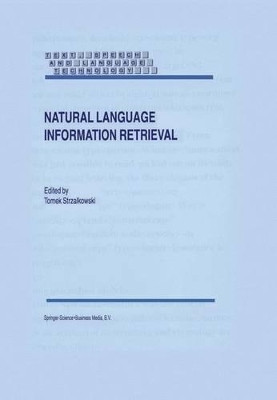 Natural Language Information Retrieval by Tomek Strzalkowski 9789048152094