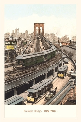 Vintage Journal Brooklyn Bridge, Streetcars by Found Image Press 9781669508335