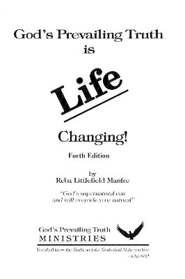 God's Prevailing Truth Is Life Changing by Reba Littlefield Manfre 9781943845750