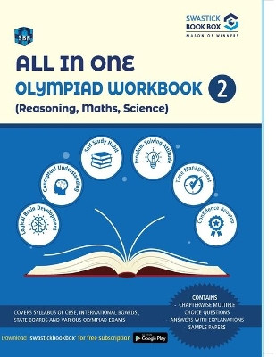 All in One Olympiad Workbook for Reasoning, Maths & Science - Class 2 by Preeti Goel 9789389288834
