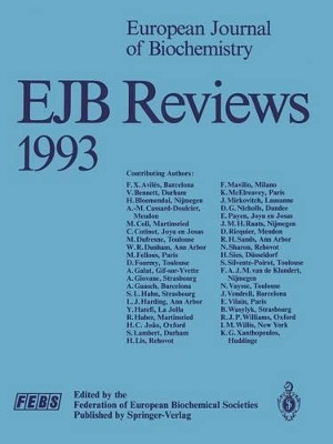 EJB Reviews 1993 by Federation of European Biochemical Societies 9783540576204