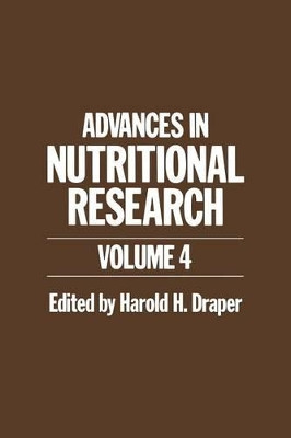 Advances in Nutritional Research by Harold H. Draper 9781461399360