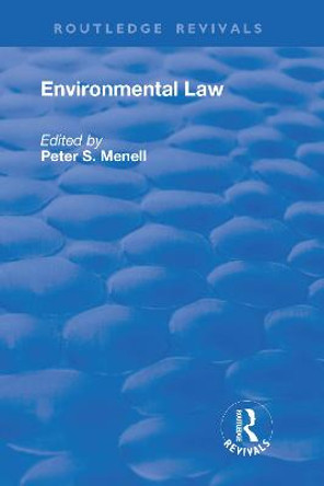 Environmental Law by Peter S. Menell