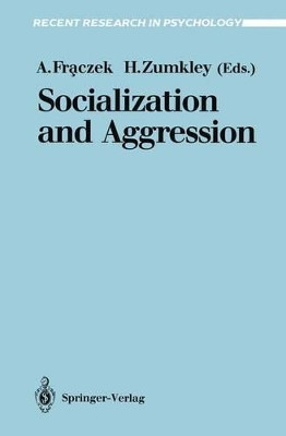 Socialization and Aggression by Adam Fraczek 9783540547990