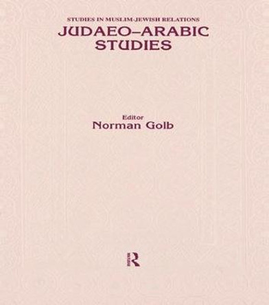 Judaeo Arabic Studies by Golb