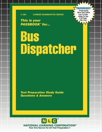 Bus Dispatcher by Passbooks 9781799302940
