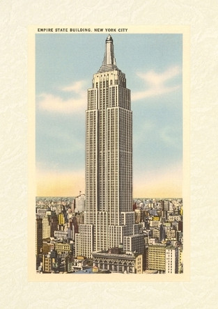 Vintage Lined Notebook Empire State Building, New York City by Found Image Press 9798385457274