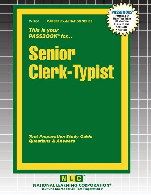 Senior Clerk-Typist by Passbooks 9781799319368