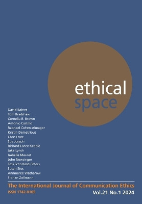 Ethical Space Vol. 21 Issue 1 by Donald Matheson 9781845498313
