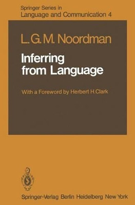 Inferring from Language by L.G.M. Noordman 9783642673092