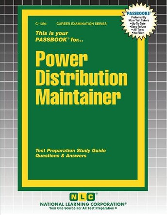 Power Distribution Maintainer by Passbooks 9781799313946